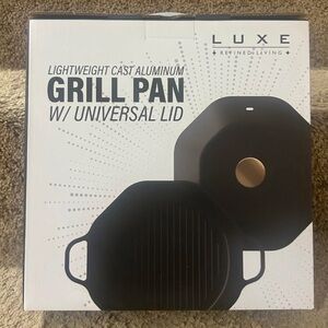 Luxe Lightweight Cast Aluminum Grill Pan